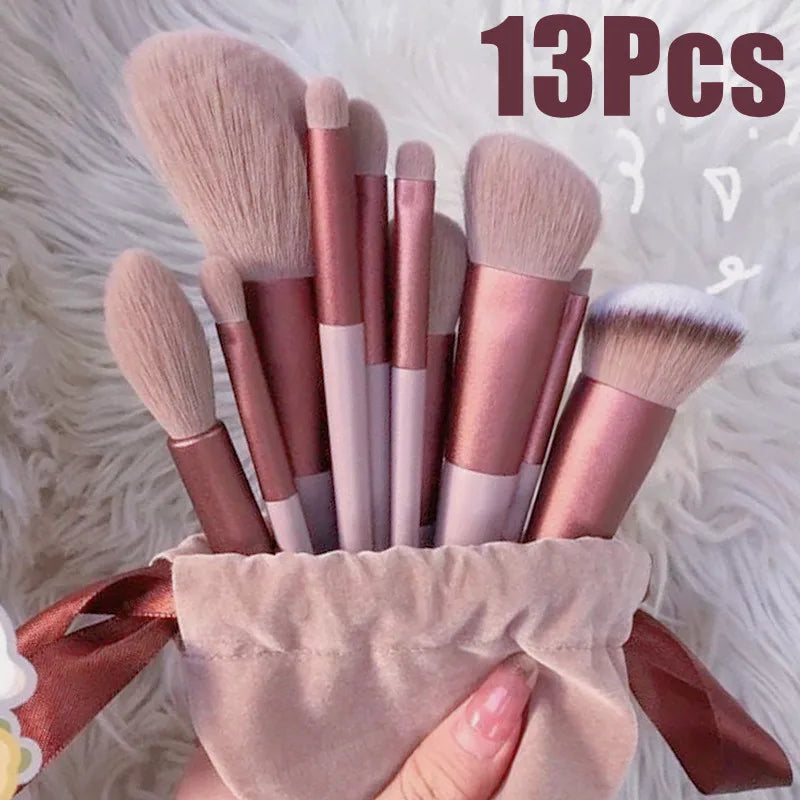 Conjunto de Pincéis para Olhos e Maquiagem Completa
