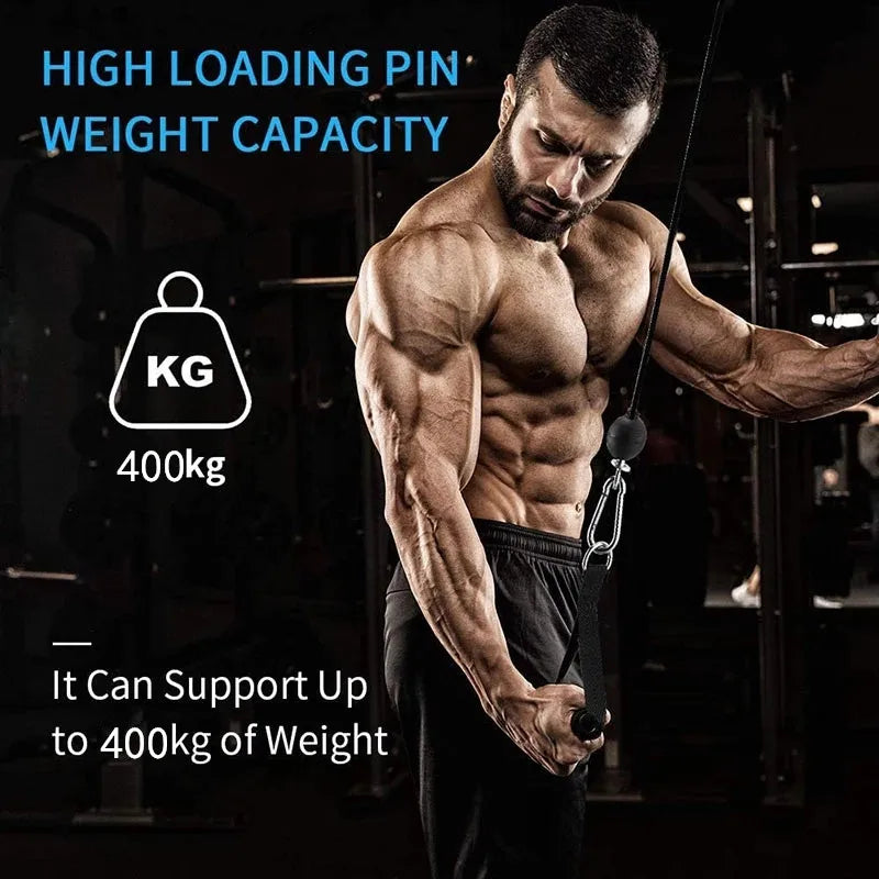 Corda de fio de aço 1.4/1.8/2/2.5m, faça você mesmo, cabo resistente para múltiplas academias, máquina de polia de fitness, acessórios para equipamentos de exercícios de fitness em casa