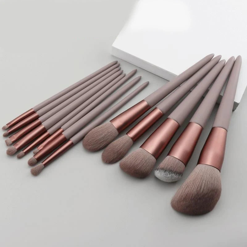 Conjunto de Pincéis para Olhos e Maquiagem Completa