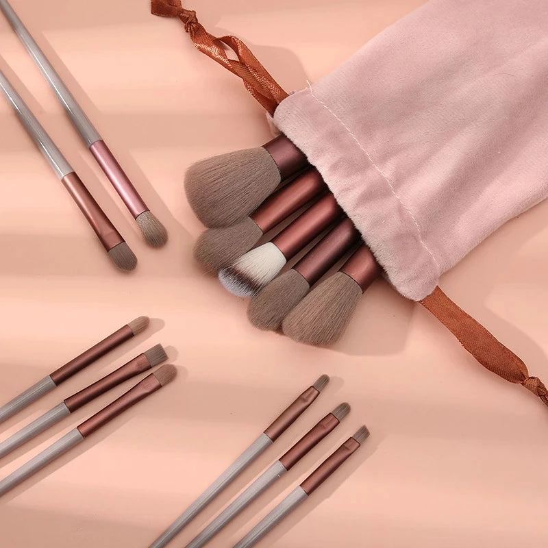 Conjunto de Pincéis para Olhos e Maquiagem Completa