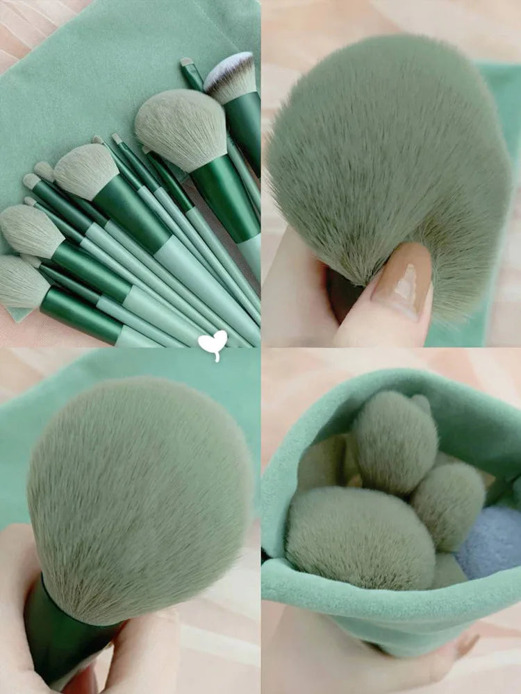 Conjunto de Pincéis para Olhos e Maquiagem Completa