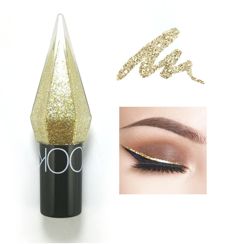 DivaGlow – Sombra Líquida Glamourosa com Efeito Diamante
