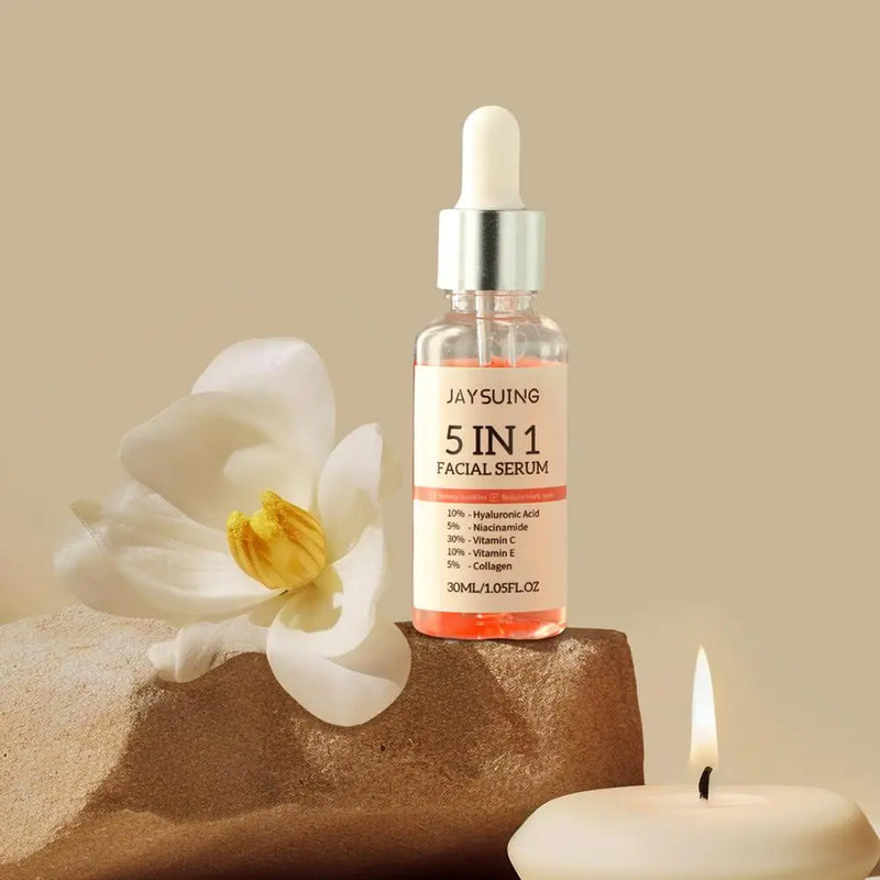 Sérum 5 em 1 – Clareador, Firmador e Hidratante Facial