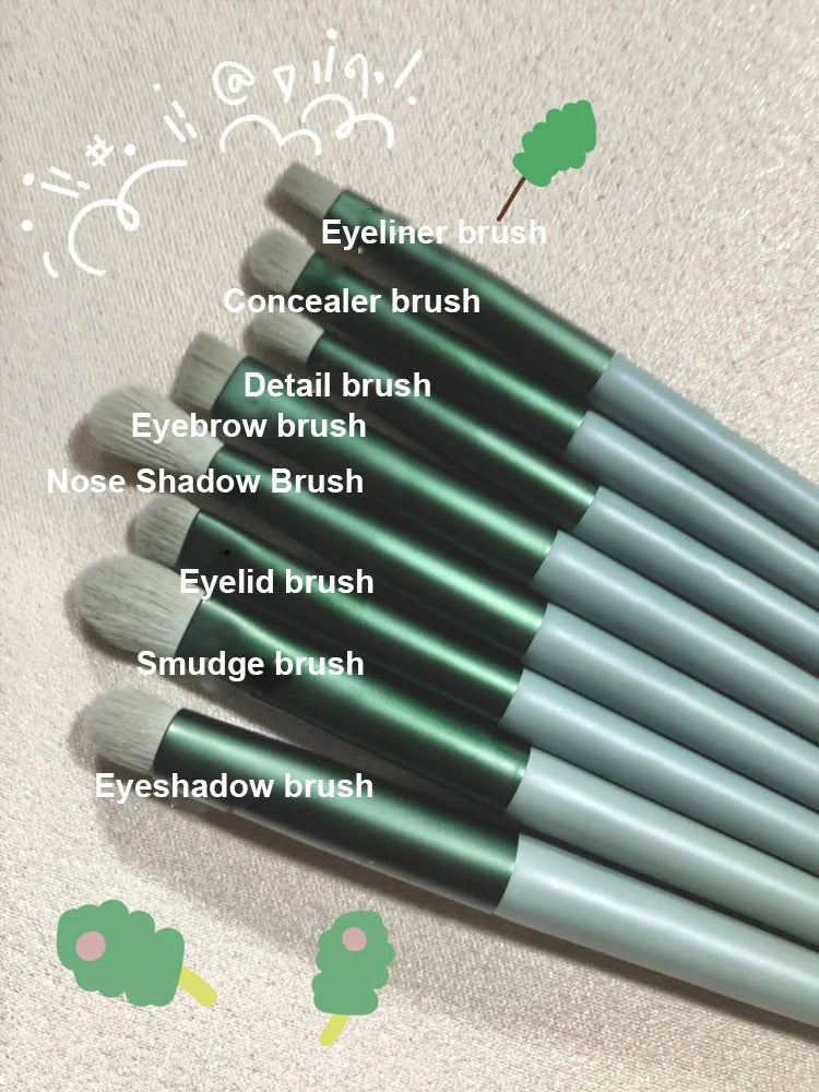 Conjunto de Pincéis para Olhos e Maquiagem Completa
